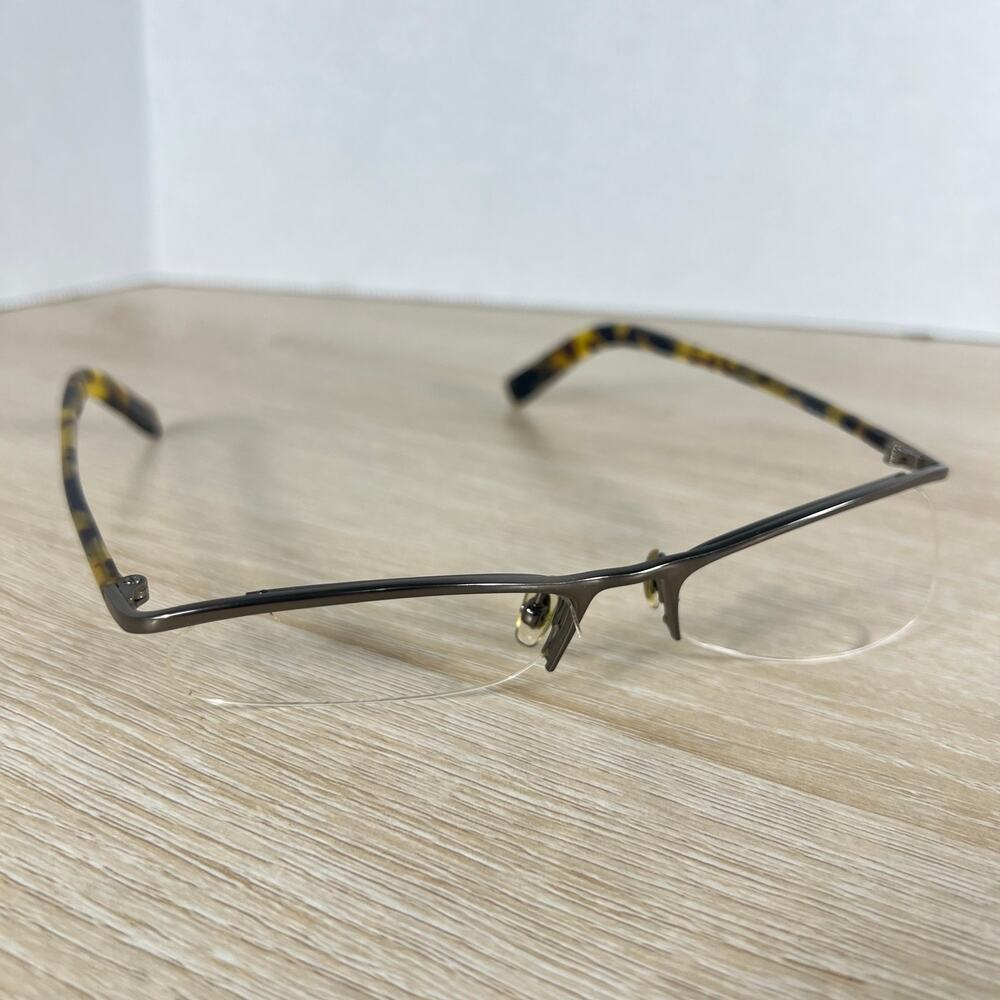 Ray-Ban RB8586 1000 Eyeglasses Titanium H Half Rim Frames Only 53-17-135